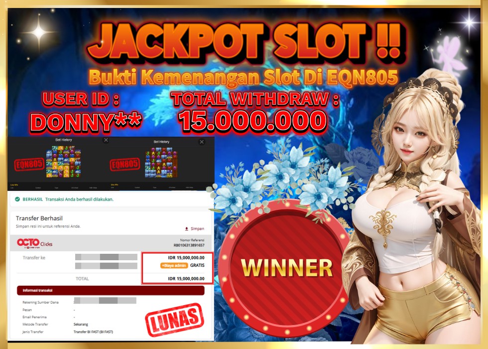EQN805 JACKPOT  Rp 15.000.000 - LUNAS!!!